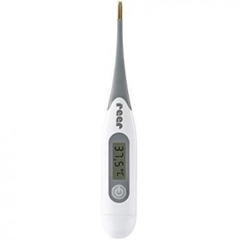 Termómetro digital médico antialérgico con punta flexible y medición en 10 segundos, Reer ExpressTemp 98112