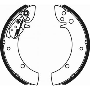 Juego de zapatas de freno ABE C00015ABE, características: incluye zapatas de freno, fabricadas con materiales de alta calidad para un rendimiento óptimo, diseño específico para una instalación sencilla y ajuste perfecto, compatible con varios modelos