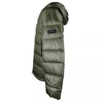 Honova Men's Green Ripstop Nylon Down Jacket with Hood
