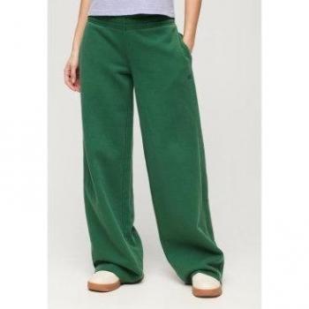 Pantalón Jogger Recto Efecto Lavado Verde para Mujer Superdry - Casual, Algodón, Talla S