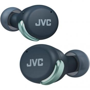 Auriculares Inalámbricos Bluetooth JVC HA-Z330T Verdes con Cancelación Activa de Ruido, IPX4, 21h de Autonomía y Modo de Baja Latencia para Juegos