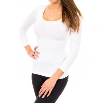 Marie Claire e Kler Camiseta Manga Larga Blanco XL