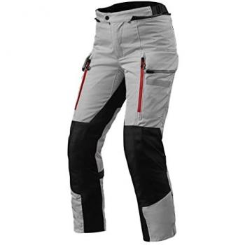 REV'IT! Pantalones de Moto Sand 4 H2O Mujer Plata-Negro