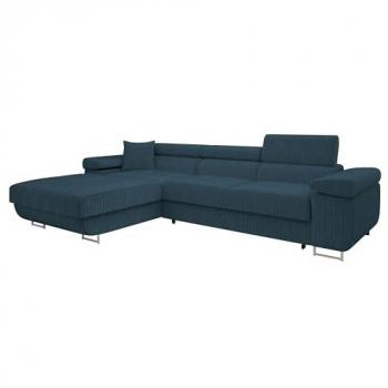 Sofá rinconero Comfivo S102 con función de descanso y caja de ropa de cama, 280 x 170 x 70 cm