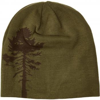 Pinewood Niños Reversible Gorro Tree, Verde/Marrón/Naranja, One size, 9924