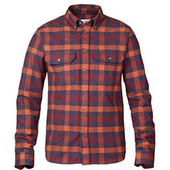 Camisa Fjällräven Skog Manga Larga Azul Rojo - XXL