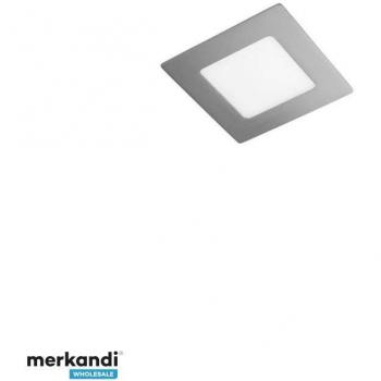 Downlight LED Empotrar Cuadrado 6W NOVO PLUS CRISTALRECORD - Alta Eficiencia Energética, Iluminación Personalizada: Extraplano Cuadrado Gris