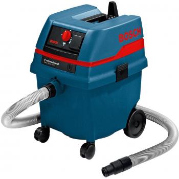 Aspiradora Profesional Bosch GAS 25 L SFC - Extractor de Polvo Húmedo y Seco 1200W 240V con Accesorios Incluidos