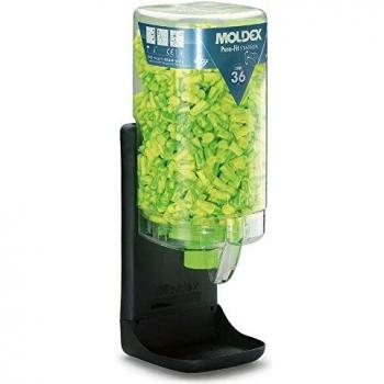 Dispenser de tapones para los oídos Moldex Pura-Fit, incluye 500 pares, SNR 36 dB