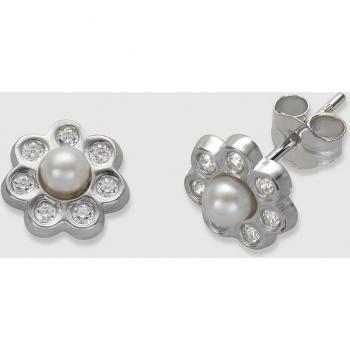 Pendientes de perlas naturales en oro de 18 quilates