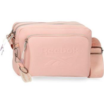 Bandolera Reebok Noah con doble compartimento en color nude