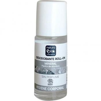 Desodorante Roll-On Mineral Sin Perfume Naturabio Cosmetics 50ml