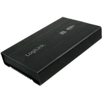 Caja Externa para Disco Duro LogiLink UA0115, 2.5 Pulgadas, USB 3.0, SATA, Aluminio, Color Negro