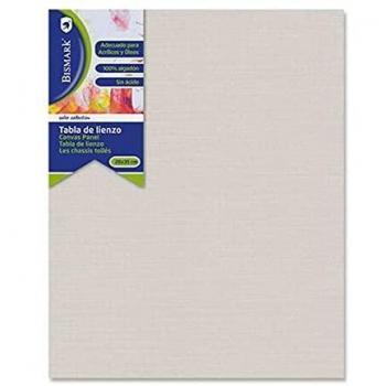 Bismark 327032 Lienzo Pretensado para Pintura, Canvas Plano, Tamaño 28x35cm