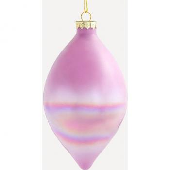 Colgante de cristal iridiscente Lágrima Lisa Navidad