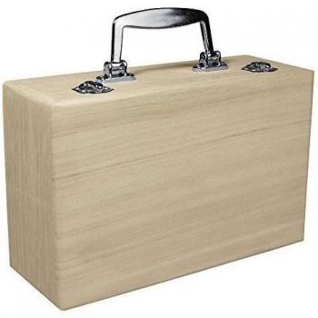 Rayher 6158000 - Maletín de Madera con asa de Metal