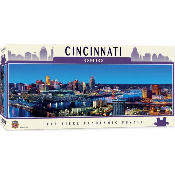 Rompecabezas MasterPieces (71587) - James Blakeway: Cincinnati - 1000 piezas