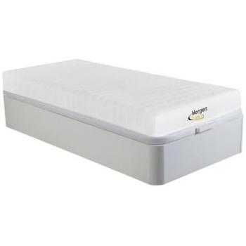 Conjunto Somier Cajón Blanco + Colchón de Espuma 7 Zonas 90 x 190 cm - STELO KIDS de MORGENGOLD