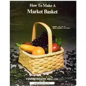 Cesta de la Commonwealth Reed Azul Ridge Kit s-market 25,4 x 25,4 cm x 22,8 cm