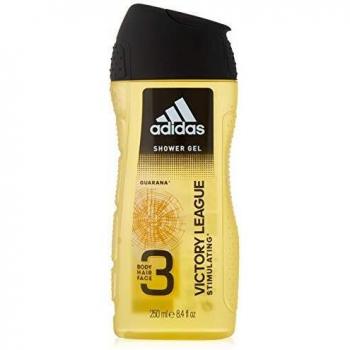 Adidas Victory League 3-in-1 Stimulating Hair & Body Shower Gel for Men (250 ml)