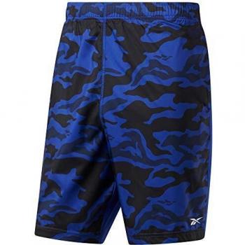 Reebok Wor Comm Printed Short Pantalón Corto, Hombre, Cobalt, XL