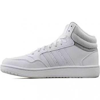 Adidas Hoops Mid 3.0 K Kids Sneakers - White, Size 38