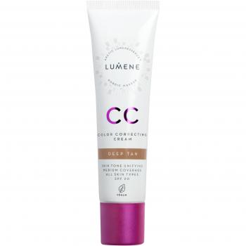 Lumene - CC Cream Color Correcting SPF 20 - 30 ml - Deep Tan