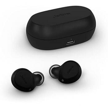 Jabra Elite 7 Active In-Ear Bluetooth - Auriculares deportivos inalámbricos True Wireless con Jabra ShakeGrip para un mejor ajuste activo, Cancelación activa del ruido ajustable, Negro