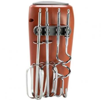 Batidor Eléctrico Iridea Rojo de Acero Inoxidable y Plástico, 400W, 20x9.6x16.4 cm