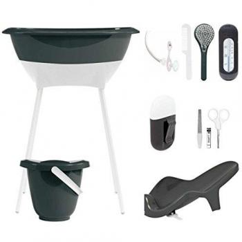 Juego de baño y cuidado Luma Babycare, para bebés gris gris
