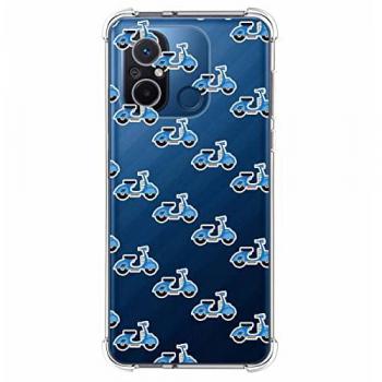 Funda Silicona Antigolpes para Xiaomi Redmi 12C con Diseño de Scooter y Dibujos