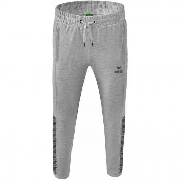 Erima Pantalones de Deporte Essential Team para Niños, Gris Claro Jaspeado, Talla 140