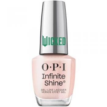 OPI Infinite Shine - Colección Wicked - Esmalte de Uñas de Larga Duración, Hasta 11 Días, Brillo Duradero - The Ga is Silent, 15ml, Rosa claro con destellos azules