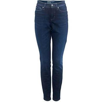 Cambio Parla Slim Fit Women's Jeans in Dark Blue, Size 46/L32