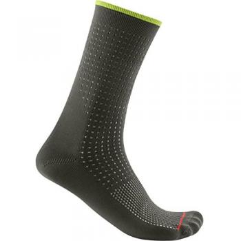 Calcetines Castelli Premio 18 Verde Oscuro para Hombre - Talla S-M