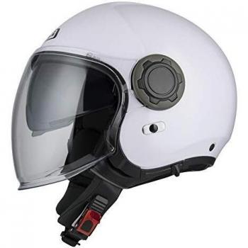 Casco de Moto Jet Ringway Duo NZI - Diseño Actual y Vintage, Ligero y Cómodo