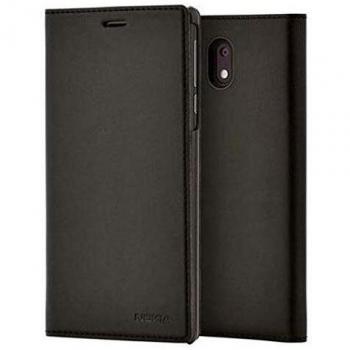 Nokia Slim Flip Cover CP-303 Libro Negro - Fundas para teléfonos móviles