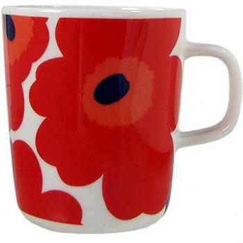 Marimekko Unikko Taza roja 250 ml