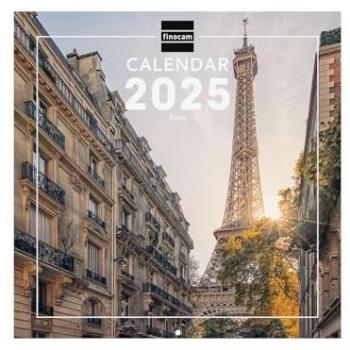 Calendario Imágenes de Pared Internacional 2025 Paris Enero 2025 - Diciembre 2025 (12 meses)