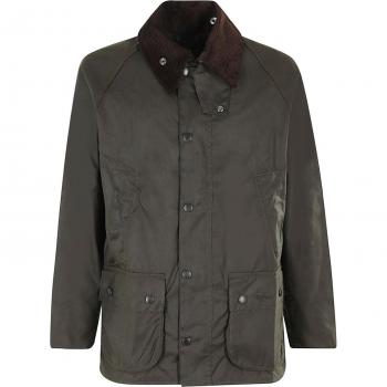 Barbour Bedale Classic Waxed Cotton Jacket for Men - Green Size 40
