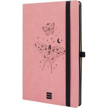 Cuaderno tapa blanda 72 hojas 80 g/m² Design A5-148x210 mm liso Butterfly Finocam