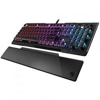Teclado Mecánico Roccat Vulcan 121 AIMO RGB con Retroiluminación Personalizable (Negro, Diseño US, Roccat Titan Táctil)
