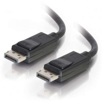 C2G 10ft DisplayPort 1.2 Cable with Latches M/M - Black