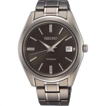 Reloj Seiko Neo Classic SUR375P1 de titanio con correa plateada