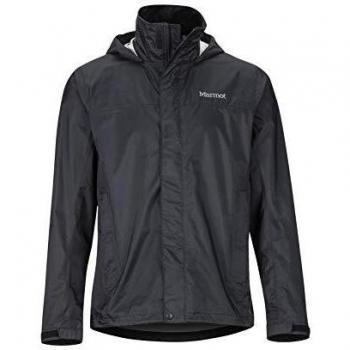 Marmot PreCip Eco Jacket XXXL Chubasqueros, Chaqueta Impermeable, a Prueba de Viento, Impermeable, Transpirable, Hombre, Negro