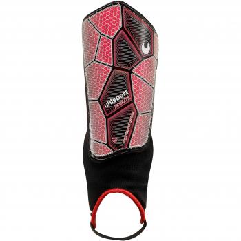 uhlsport Pro Lite Protecciones, Hombre, Rojo/Negro, M