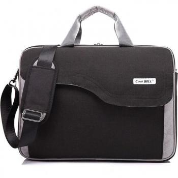 Maletín de Negocios para Hombre de Nailon con Bandolera y Cremallera para Portátil XA199ZC