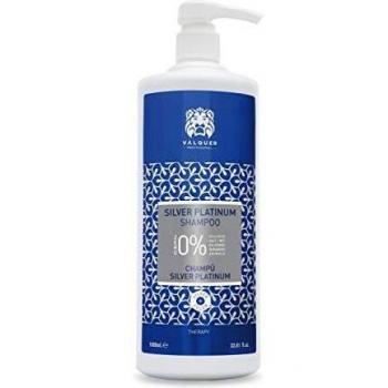 Válquer Profesional Champú Zero Silver Platinum. Sin sulfatos, sal ni siliconas. Cabellos blancos, grises y rubios, 1000 ml
