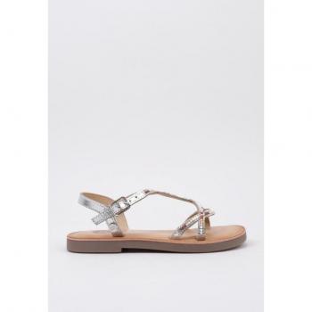 Gioseppo COMAL Plata Niña - Sandalia Plana Primavera/verano - Diseño Elegante y Moderno