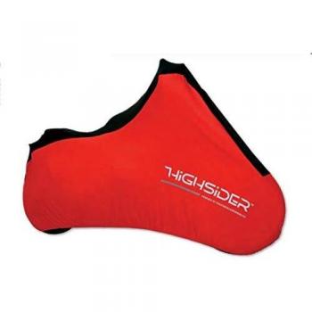 Highsider Funda de Moto para Interiores, Lona interior, Spandex, Tamaño L, Color Rojo
